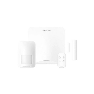 Central AX HOME DS-PA201P-Kit-16WB con sensores y control remoto